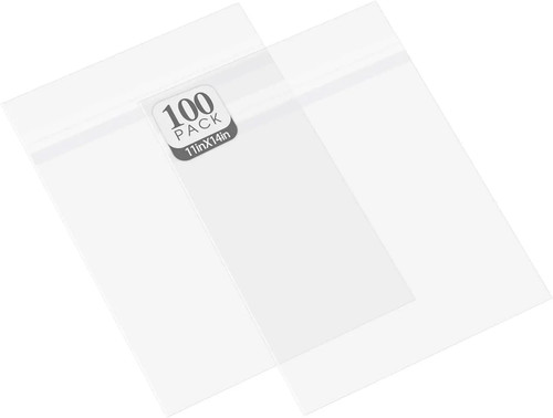 100 pack 11x14 - 100, clear