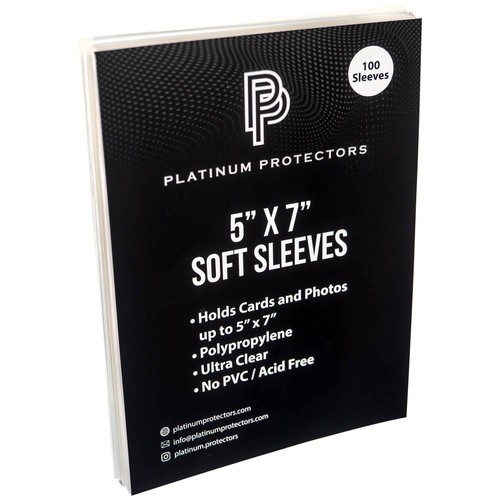 Photo sleeves for - 5", 7"