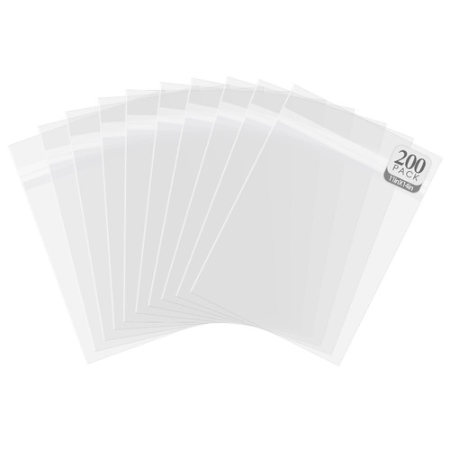 Clear sleeves 200pk acid - clear,