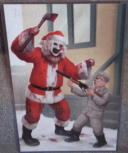 Art the clown christmas - clown,