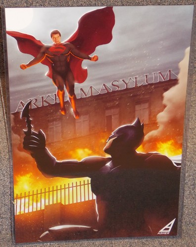 Batman superman glossy - glossy, art
