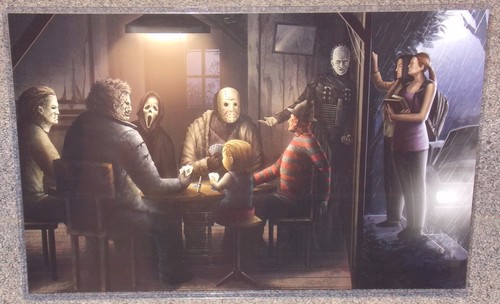Horror villains glossy art - villains,