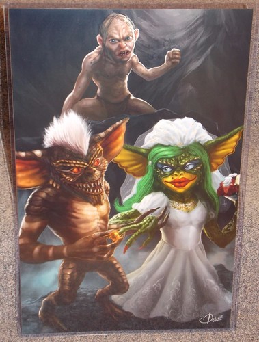 Gremlins stripe lotr gollum - gremlins,