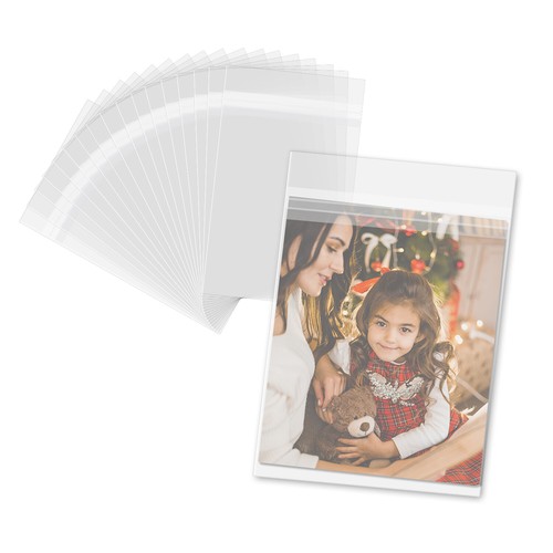 Clear photo print sleeves - clear,