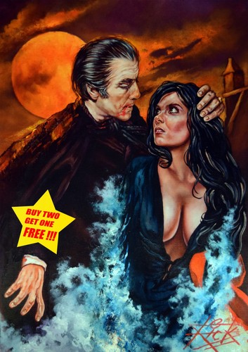 Dracula fine art print - fine,