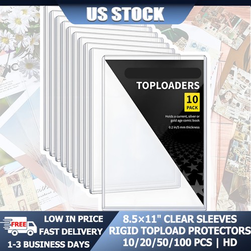 5x11 clear rigid topload - 8.5x11",