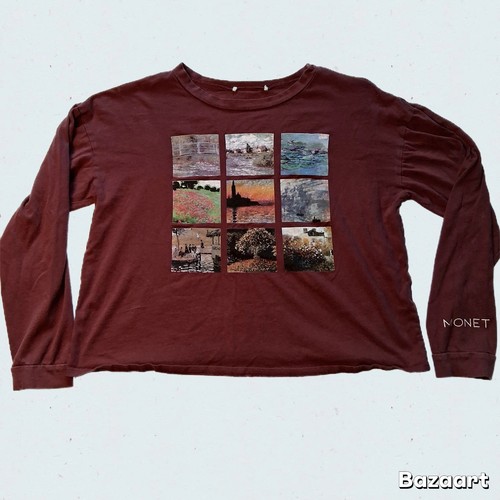 Monet art print - art, sleeve